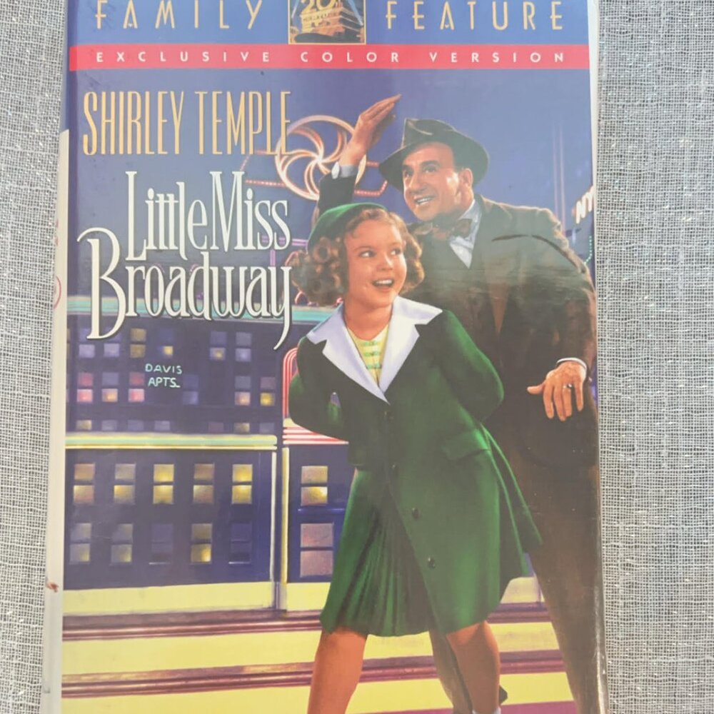 Little Miss Broadway VHS Collectors and Fans! 100% Working Condition and Sealed